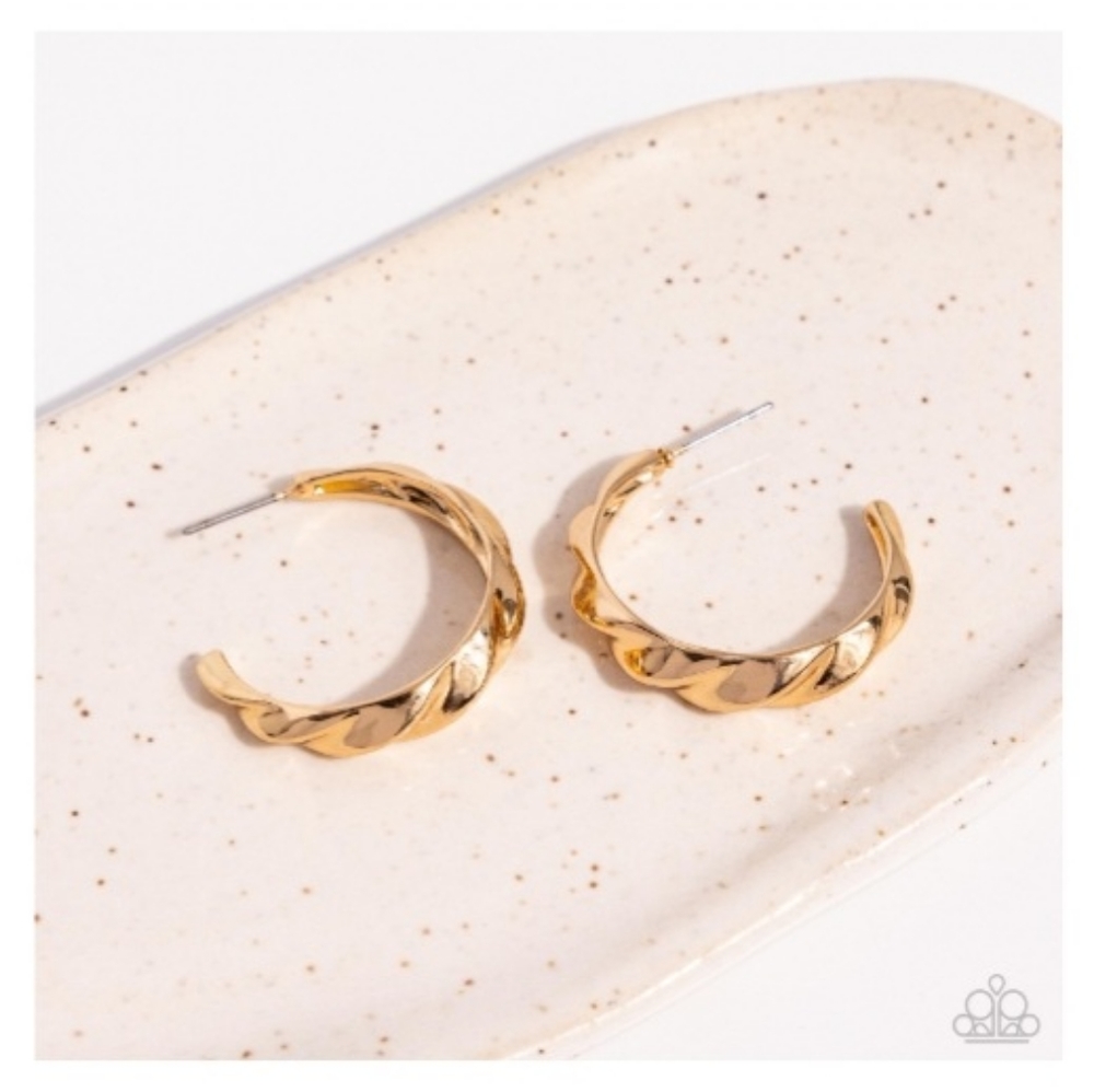 Hoop It Up Gold Earrings